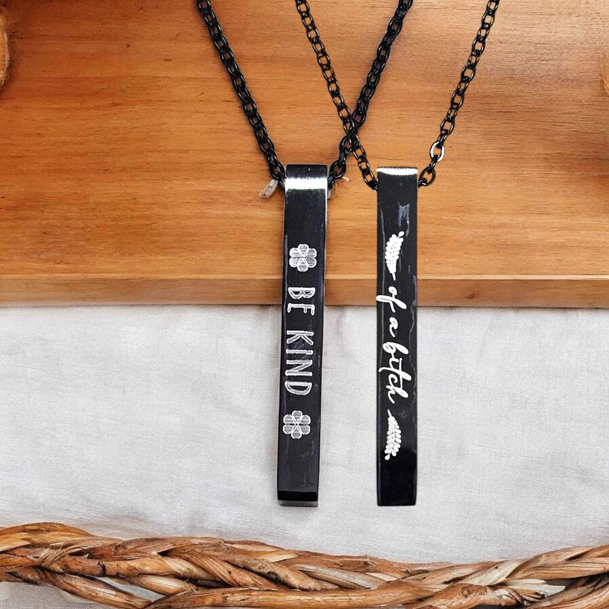 Naughty “Be Kind” Necklace